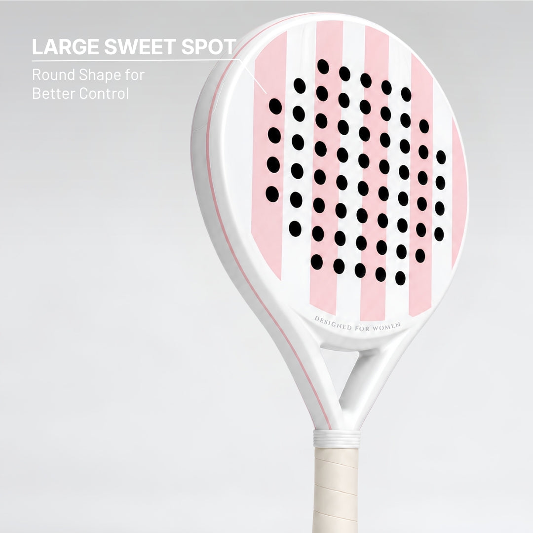 Padel Racket Light+ Full Carbon - Pink