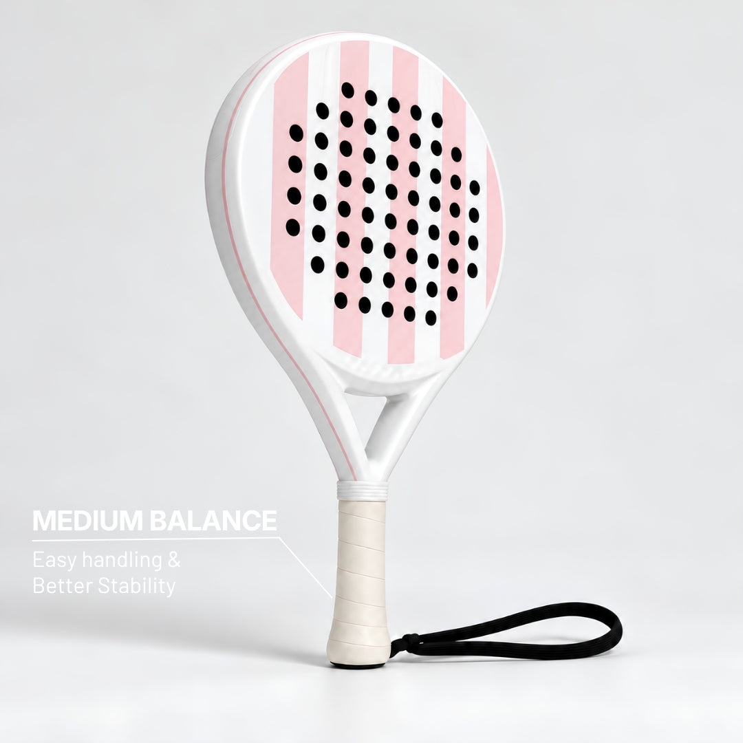 Padel-Schläger Light+ Full Carbon – Pink